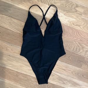 Black Cupshe One-piece Swimsuit